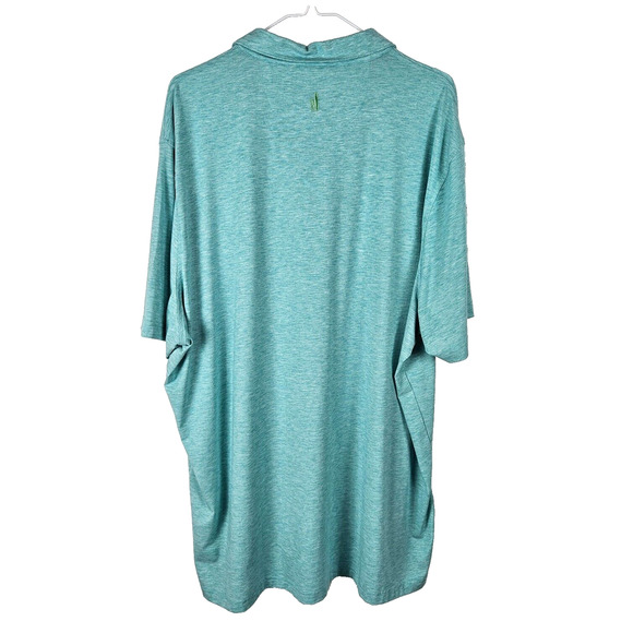 Johnnie-O Top Shelf Mens Polo Shirt Size 2XL UPF 50 Sun Protection Golf Blue - Picture 5 of 6